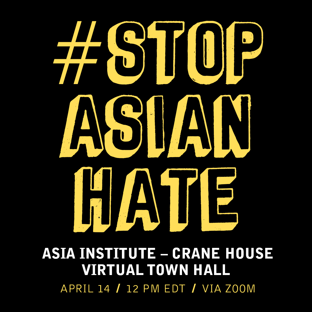 #StopAsianHate Virtual Town Hall